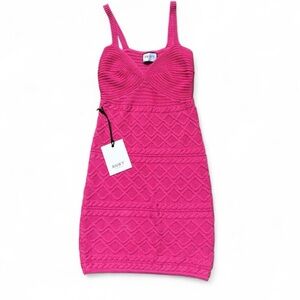 RNWY Pink knit mini dress NWT size small